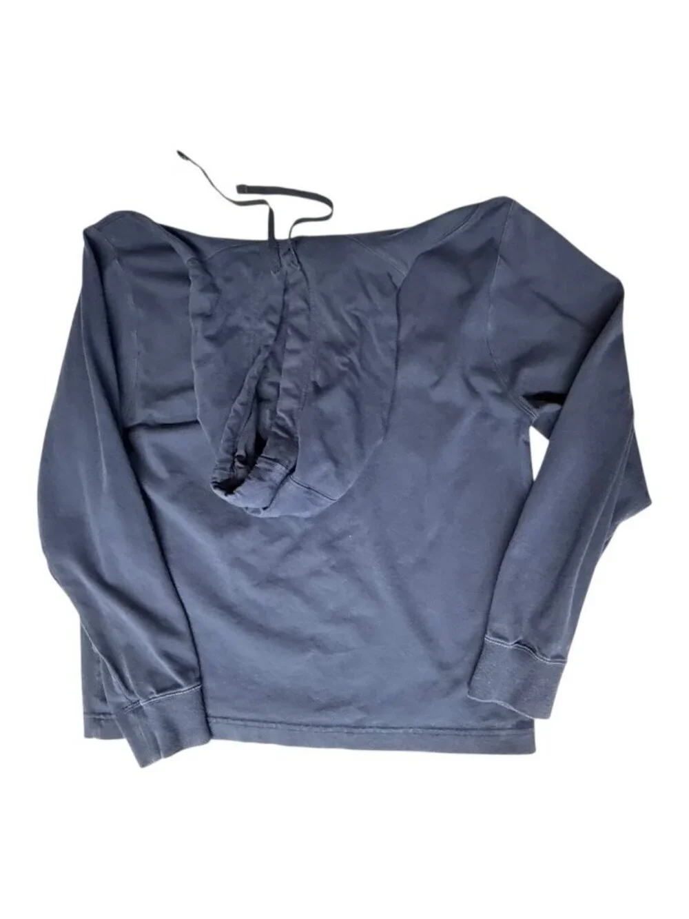 Nike Mens Long Sleeve Hoodie Sweatshirt~Size M~Navy Blue Athletic Gym Top~L12 31